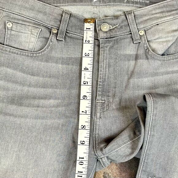 7 For All Mankind Gray Ankle Gwenevere Distressed Jeans 27 - Picture 5 of 10